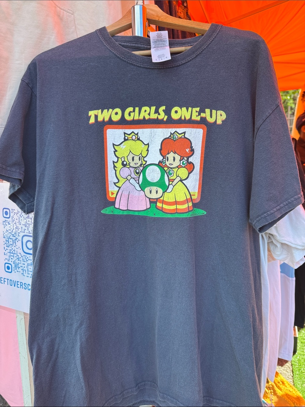 'Two Girls, One-Up Vintage Graphic Tee